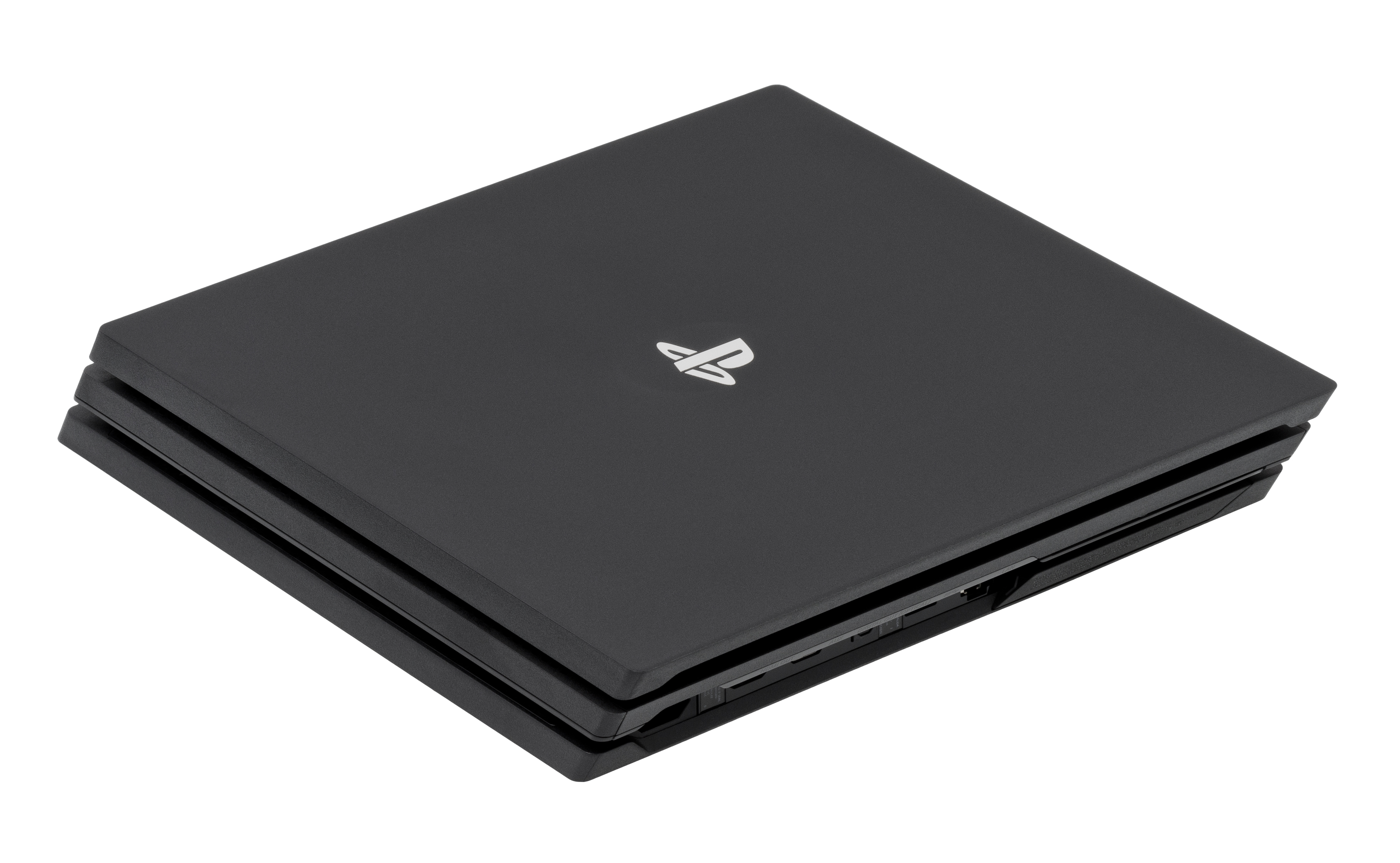 PS4 Pro Rückseite mit Anschlüssen (links)